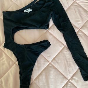 ***SOLD**** Iamgia Black Bodysuit